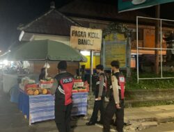 Jaga Situasi Tetap Kondusif, Polsek Bangli Intensifkan Kegiatan Blue Light Patrol