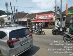 Polsek Kuta Selatan Atur Lalu Lintas di Titik Rawan kemacetan