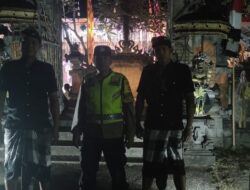 Bhabinkamtibmas bersinergi dengan Pecalang dan masyarakat amankan Kegiatan Napak Pertiwi di Jake Tebel