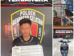 Unit Reskrim Polsek Denpasar Selatan Amankan Pelaku Pencurian Burung yang Viral di Media Sosial