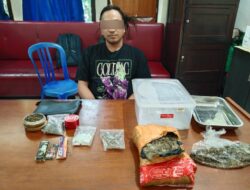 Simpan 1 Kg Ganja Satresnarkoba Polresta Denpasar Amankan Pria Asal Surabaya