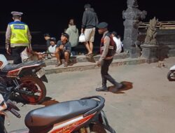 Cegah Gangguan Kamtibmas Polsek Kuta Utara Patroli Subuh Sasar Kawasan Wisata