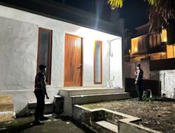 Patroli Jalan Kaki Subuh, Sat Samapta Polres Tabanan Perkuat Keamanan di Perumahan dan Pertokoan