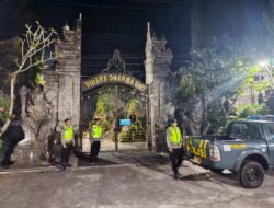 Tak Ada Ruang untuk Kriminal, Polsek Pupuan Sisir Wilayah Saat Jam Rawan