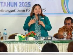 Ketua TP. PKK Humbahas Hadiri Penguatan Jejaring Pelayanan KB Dalam Rangka HUT IBI Ke-74.