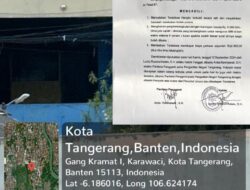 Fefi Plastik Masih Beraktivitas, Wakil Ketua LSM KCBI Minta Walikota Tangerang Mengevalusi kinerja Kasatpol PP