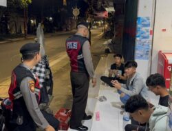 Ciptakan Situasi Tetap Kondusif Personil Sat Samapta Polres Bangli Tingkatkan Penggelaran Blue Light di Malam Hari