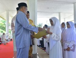 SAMBUT HARDIKNAS DENGAN KHATAMAN QUR’AN, WABUP ISMAIL: MARI CIPTAKAN GENERASI ACEH TAMIANG CINTA AL-QUR’AN