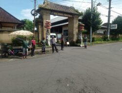 Beri Rasa Aman Kepada Wisatawan, Pawas Bersama Anggota Sambangi Obyek Desa Wisata Penglipuran
