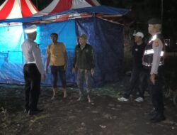 Sambangi Pasar Hiburan Rakyat, Personil Polsek Abiansemal Sampaikan Pesan Kamtibmas