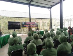 Tingkatkan Kesadaran Hukum Prajurit Kodim 0106/Ateng Terima Penyuluhan Hukum Dari Korem 011/ LW