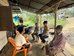 Pererat Hubungan dengan Warga, Bhabinkamtibmas Desa Palas Laksanakan DDS dan Ajak Warga Jaga Kamtibmas