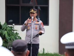 Kapolres Aceh Tengah Pimpin Langsung Apel Kesiapan Pengamanan Aksi Unjuk Rasa Warga Serule