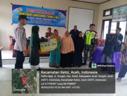 Agar Tepat Sasaran, Babinsa Pantan Reduk Dampingi Penyaluran BLT Dana Desa