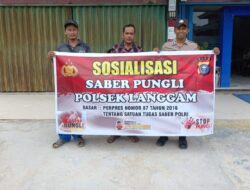 Polsek Langgam Gencar Sosialisasikan Saber Pungli, Ajak Masyarakat Tolak Praktik Ilegal