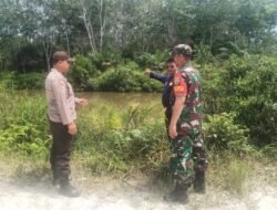 Polsek Bunut Bersinergi dengan TNI Laksanakan Patroli Cegah Karhutla