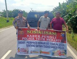 Polsek Teluk Meranti Gencarkan Patroli dan Sosialisasi Saber Pungli, Warga Apresiasi Langkah Preventif