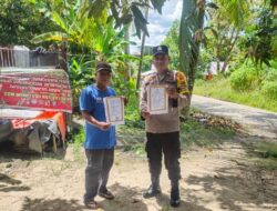 Polisi Bunut Pelalawan Sosialisasikan Maklumat Kapolda Riau, Warga Diimbau Tak Bakar Lahan