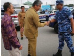 Wakil Bupati Tapanuli Utara Sambut Kunjungan Mabes TNI AU di Tapanuli Utara.