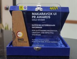 Divhumas Polri Raih Gold Winner Kategori Keterbukaan Informasi di Makaravox UI PR Awards 2025