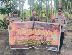 Tegas Cegah Karhutla, Polisi Sampaikan Maklumat Kapolda ke Warga