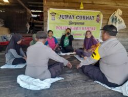 Dekatkan Diri ke Masyarakat, Polsek Kuala Kampar Gelar Jumat Curhat di Gudang Pinang