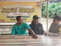 Jumat Curhat Polsek Teluk Meranti, Warga Keluhkan Aksi Balap Liar dan Pencurian Sarang Walet