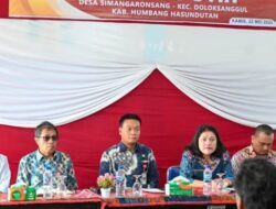 Musyawarah Desa Khusus Pembentukan Koperasi Merah Putih di Simangaronsang.