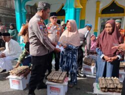 Polres Aceh Tengah Peduli: Salurkan 20 Paket Sembako dan Tali Asih kepada Warga Kecamatan Bies