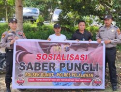 Polsek Bunut Sosialisasikan Saber Pungli, Warga Didorong Berani Tolak dan Laporkan Pungutan Ilegal