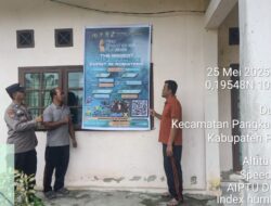 Sambut Bhayangkara Run 2025, Polsek Pangkalan Kuras Pasang Spanduk Ajak Masyarakat Meriahkan Acara