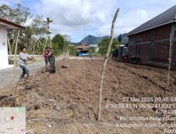 Babinsa Koramil 01/Lut tawar Bantu warga Membuka lahan
