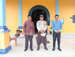 Wujud Nyata Toleransi dan Rasa Aman, Polsek Ukui Kawal Ibadah Kenaikan Isa Almasih 2025