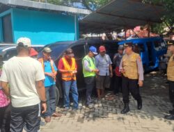 Tim gabungan Polres Cilegon lakukan operasi premanisme di pasar blok F kota Cilegon.