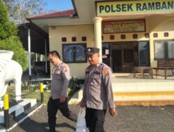 Berbagi Kebahagiaan di Jumat Berkah, Polsek Rambang Bagikan Nasi Kotak