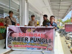 Polsek Bunut Gelar Sosialisasi Saber Pungli untuk Tingkatkan Kesadaran Masyarakat