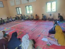 Babinsa Bersama Bhabinkamtibmas dan Perangkat Desa, Koordinasi Terkait Keamanan Desa. 