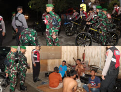 Patroli Gabungan TNI-Polri di Lapangan Puputan Margarana, Pastikan Situasi Kondusif