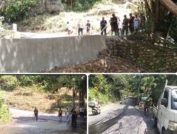 Tumpahan Dexlite Sebabkan Kemacetan di Tanjakan Goa Gong Jimbaran