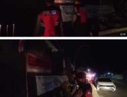 Satuan Samapta Polres Bangli Laksanakan Patroli Pada Malam Hari di SLB N 1 Bangli, Kec. Bangli, Untuk Antisipasi Gangguan Kamtibmas