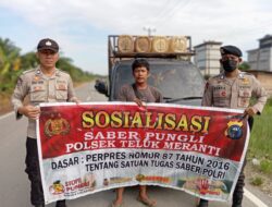 Polsek Teluk Meranti Gencarkan Patroli dan Sosialisasi Saber Pungli, Warga Dihimbau Tolak Pungutan Liar