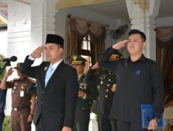 Pemko Langsa mengelar Upacara Bendera Hari Lahir Pancasila tahun 2025 di Halaman Pendopo Kota Langsa