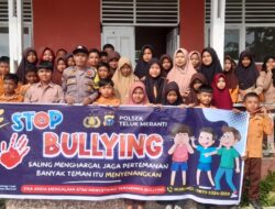 Bhabinkamtibmas Teluk Meranti Sosialisasi Bahaya Bullying ke Siswa