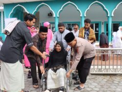Jumat Berkah Idul Adha, Polres Aceh Tengah Berbagi dengan Sesama dalam Rangka HUT Bhayangkara ke-79