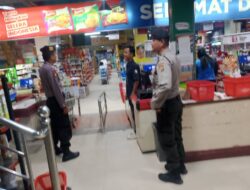 Pantau Keramaian dan SPBU, Polsek Pangkalan Kerinci Gelar Patroli