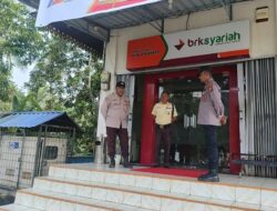 Polisi Sambangi Toko dan Bank di Kuala Kampar, Ini Pesan Kamtibmasnya
