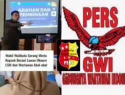 Pernyataan Wakil Wali Kota Serang Menyesatkan Publik, GWI angkat Bicara.