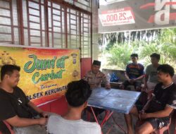 Dengarkan Keluhan Masyarakat, Polsek Kerumutan Gelar Jumat Curhat