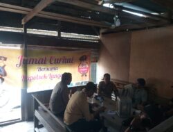 Polsek Langgam Gelar Jumat Curhat, Dengarkan Keluhan Masyarakat