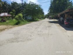 Jalan Peusangan selatan Rusak Parah, Minta Pemkab Segera Perbaiki 13/6/2025.